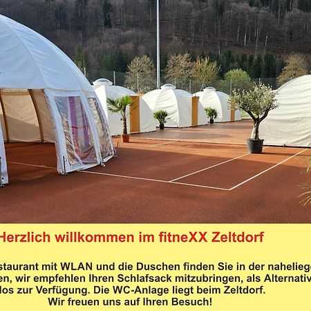 Fitnexx Zelt-Dorf Hotel Balsthal Exterior photo